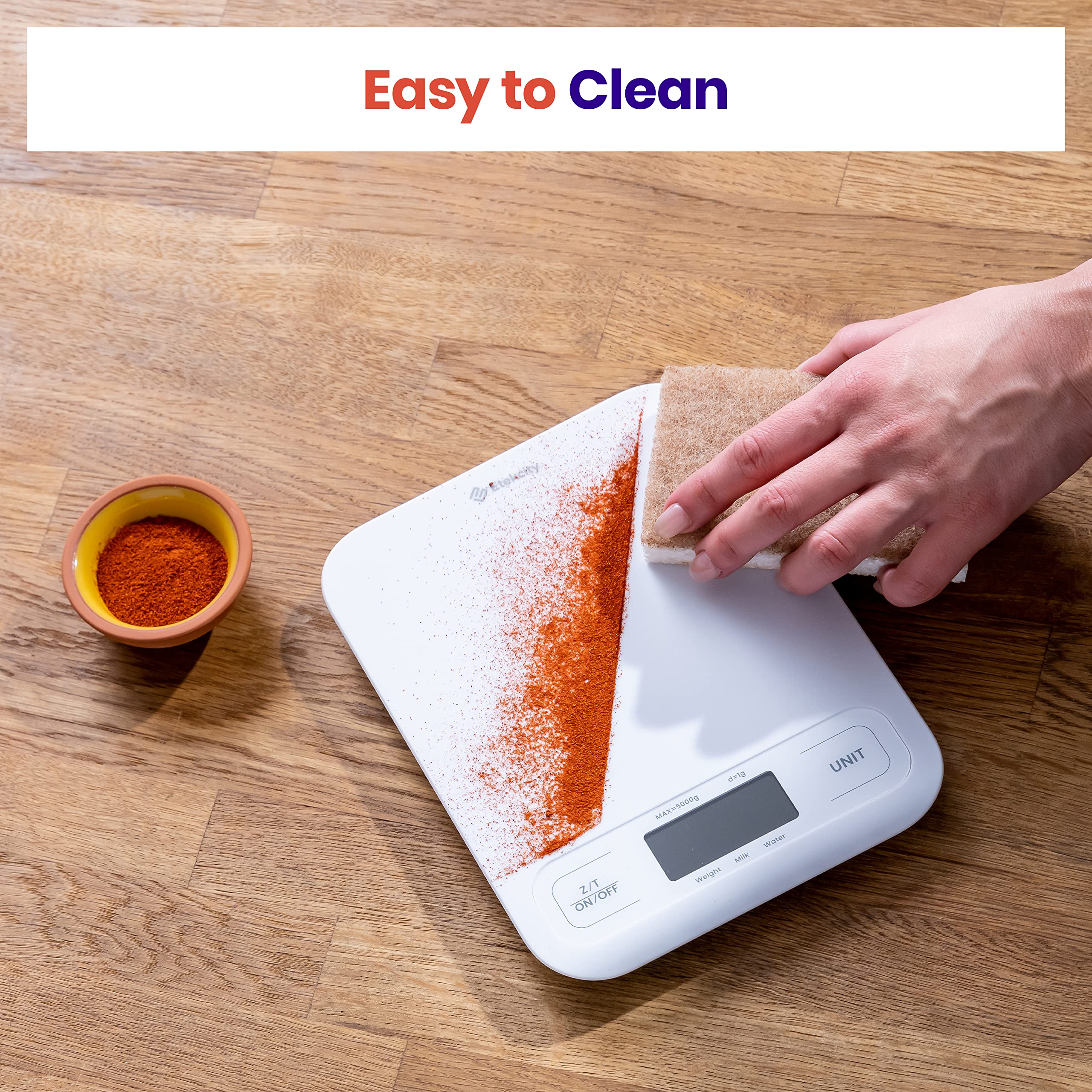 Etekcity Food Kitchen Scale, Digital Grams and Ounces, 11lb