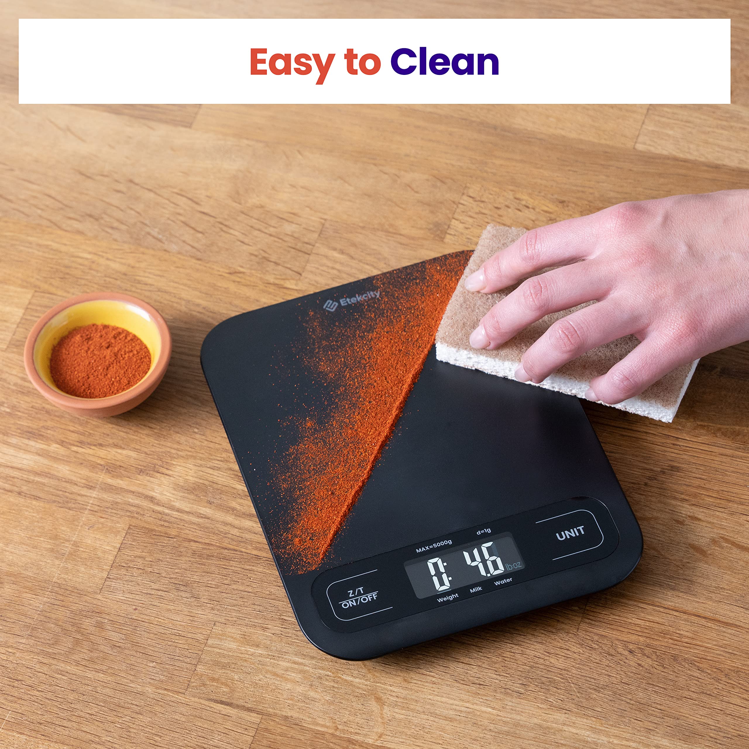 Etekcity Food Kitchen Scale, Digital Grams and Ounces, 11lb
