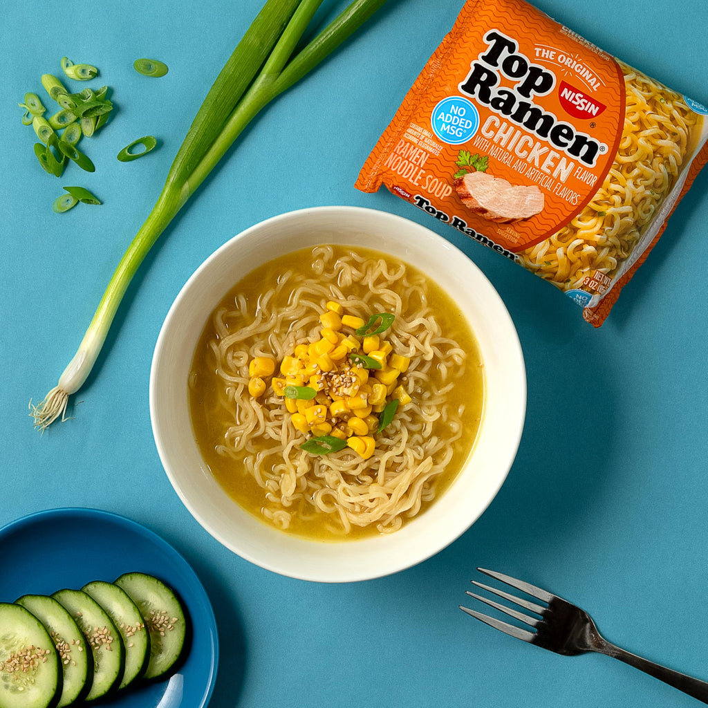Nissin Top Ramen Noodle Soup, Chicken, 3 Ounce (Pack of 24)