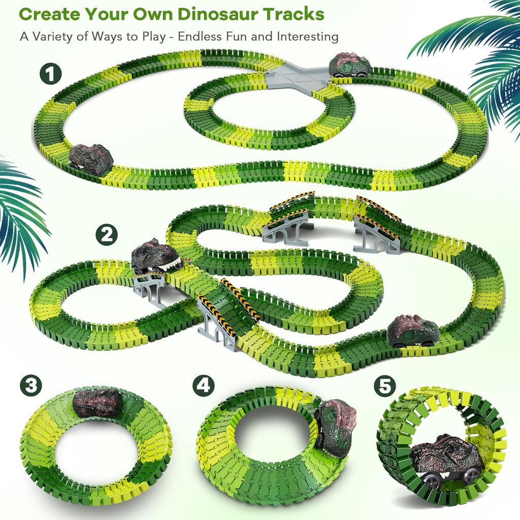 Dinosaur Toys, Create A Dinosaur World Road Race, Dinosaur Track Toys