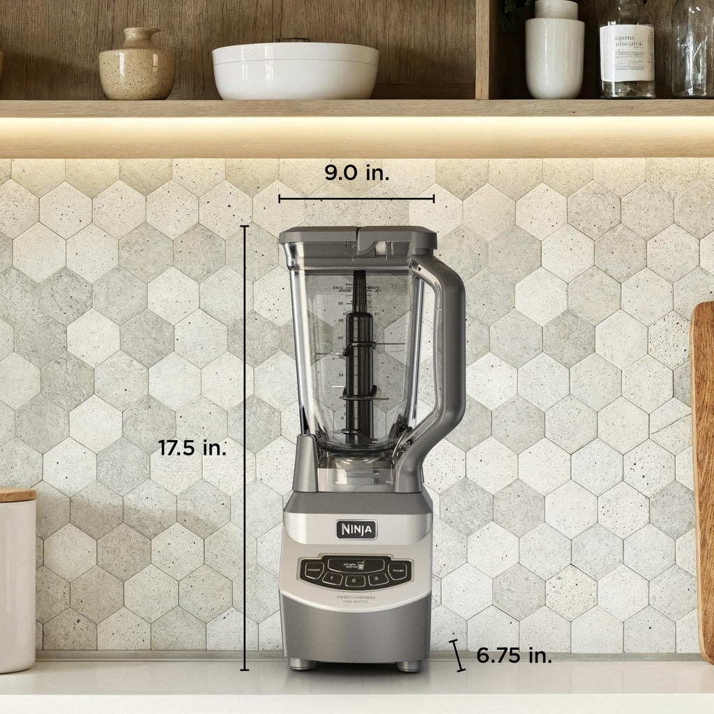 Ninja Mega Kitchen System, 1500W, 72oz Pitcher, 8-Cup, Black, BL770